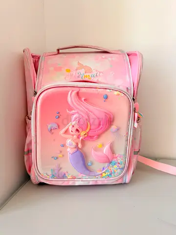 Pink Mermaid Kids Backpack — Good Condition
