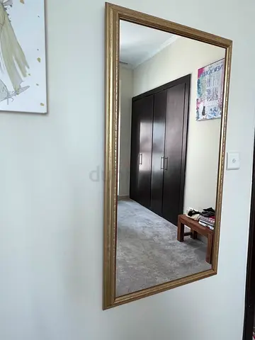 Golden Framed Big Mirror