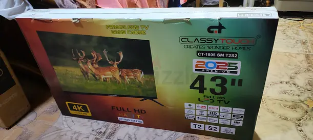 ClassyTouch 43 LED TV (Full HD, 4K box) - Brand New in Box