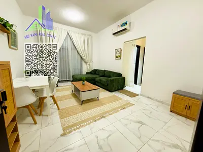 No commission,1bhk furnished - monthly rent in Al Muwaihat 2, opposite Ajman Academy and easy access to Dubai exit.