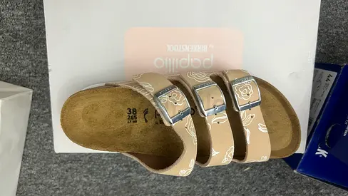 Birkenstock triple-strap womens sandals size EU 38 (Papillio-style)