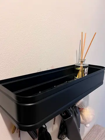 Black Small Entryway organizer / Hallway valet