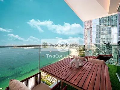 Prime Sea View 2BR | Furnished | Beachfront Living