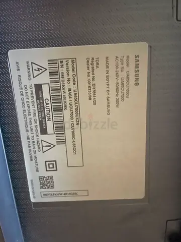 Samsung 43 LED TV (Model UA65CU7000U) - Good Working Condition