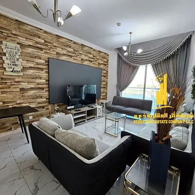 With a breathtaking sea view, the most luxurious and elegant two-bedroom apartment, fully furnished with brand new, high-end furniture, in a prime loc