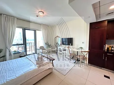 Fully Furnished Studio | Ready to Move In | High Floor in Downtown Dubai