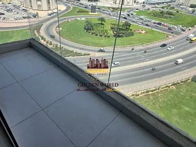 3BR apartment + hall for annual rent in Al Taawun, spacious, balcony, parking, master room, near Dubai exit. AED 70K incl. attestation.