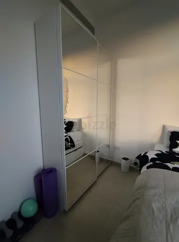 Ikea PAX White mirrored sliding wardrobe - great condition