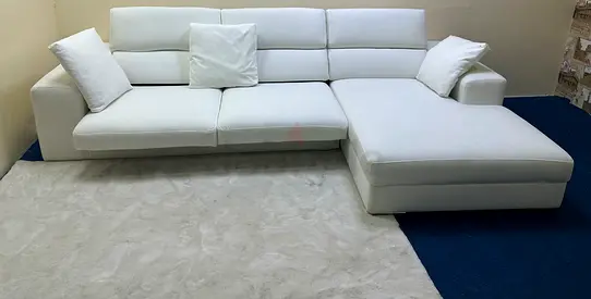 Almost brand new marina home lshape sofa