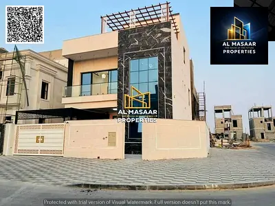 فيلا طابقين وروف 7غرف نوم ماستر والسعر شامل المياه والكهرباء والمكيفات ورسوم التسجيل تملك حر لجميع الجنسيات