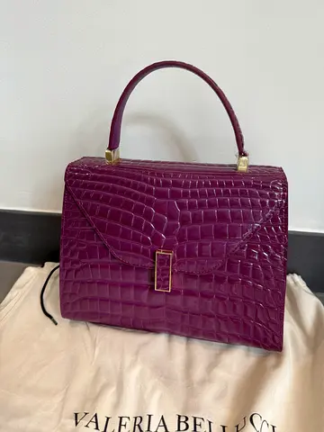 Valeria Bellucci Charmed Charm Crossbody Bag, genuine Italian leather. New in a dust bag, no box.