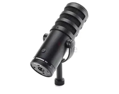 Samson Technologies Q9U - XLR/USB Dynamic Broadcast Microphone + Samson Stand