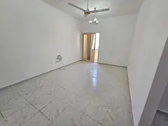 Annual rent in Al Qasimia Al Nad, spacious 2BHK with balcony and open view, free gym and swimming po