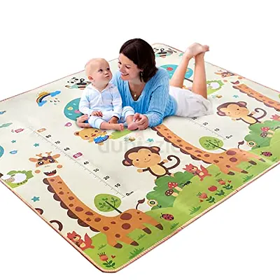 Baby Crawling Mat Extra Large 76.8x71.3 | Soft Waterproof Kids Play Gym Mat