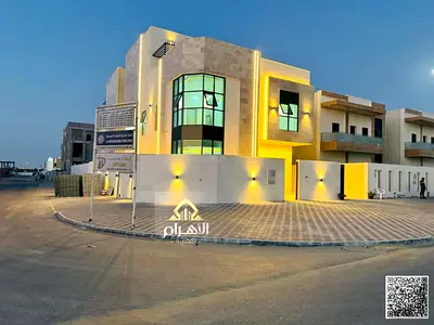 عرض لقطة امتلك فيلا بدون رسوم تسجيل طابقين + روف 6 غرف ماستر بالخزاين زاوية شارعين