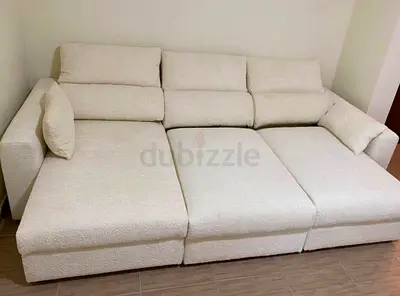 Ikea Eskelstuna L shape sofa bed Beige Excellent Condition like new Condition