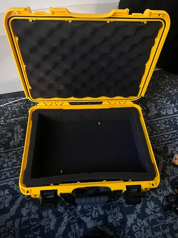 Nanuk 910 Waterproof Hard Case Empty - Yellow, One Size