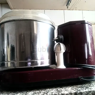 Used electric food processor / mixer with stainless steel bowl