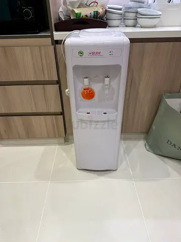 White Standing Water Dispenser Cooler - Good Condition