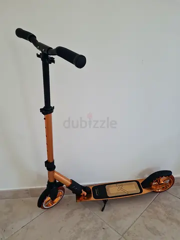 Rose gold foldable kick manual scooter with adjustable handle