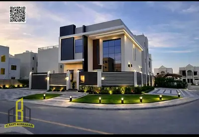 🏡 فيلا كورنر فاخرة للبيع في الحليو 2 بعجمان | 5 غرف + جلسة خارجية ومكان للشواء شامل الرسوم ✨