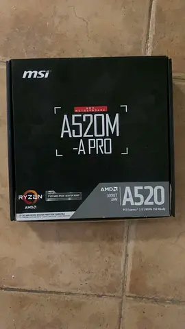 MSI A520M-A PRO Motherboard (AM4, A520)