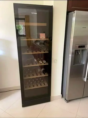 Vestfrost latest model 197 bottle wine cooler beverage dual temperature freestanding.kim black editi