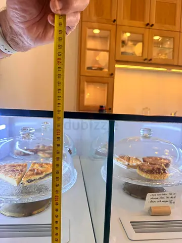 Glass Display Counter for Cakes - 120cm High