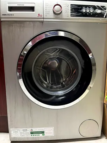 Hoover 6kg Front Load Washing Machine - Silver, Good Condition