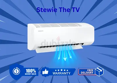 Samsung Bespoke AI Inverter Split AC, 4.40 kW, 1.5 ton, 3 Star 2025 AR50F18D1 - New - Free Delivery