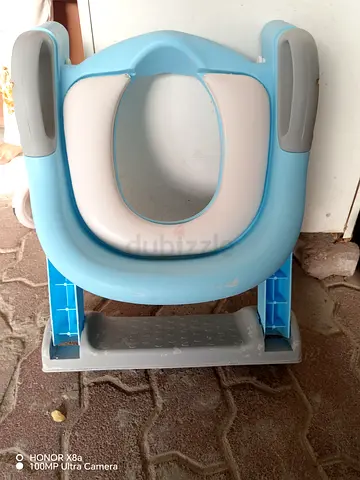 Child Potty Training Seat with Step - Blue