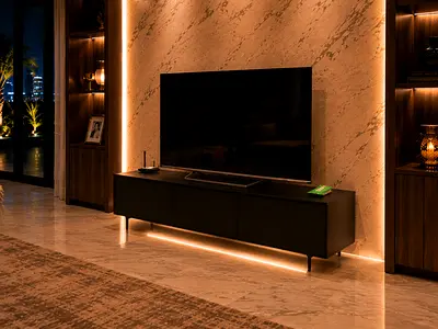 Cabaret 12 A is a TV cabinet produced by the Sangiacomo brand.