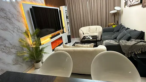 Large Modern Dark Grey 4-Seater cloud Sofa with Cushions