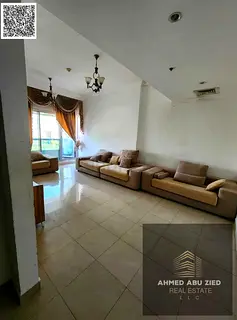 Largest 2BR Apartment for Rent in Concorde Towers Ajman - Khalifa St. Near City Centre - Furnished