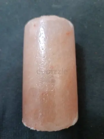 Salt Shot Glass Polished Pink Salt/Stone Cylinder - Small Collectible