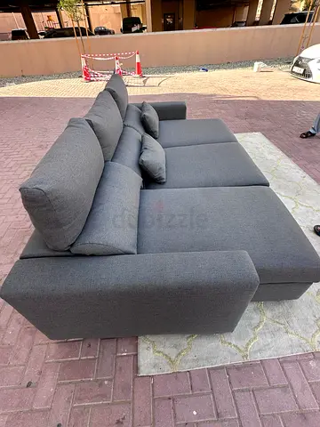 Ikea Eskelstuna L shape sofa bed Dark gray Excellent Condition