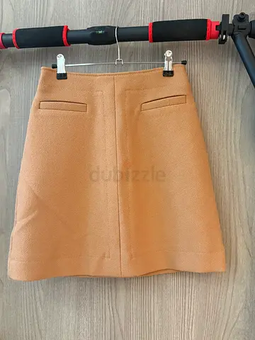 Beige Skirt - HM - UK size 8