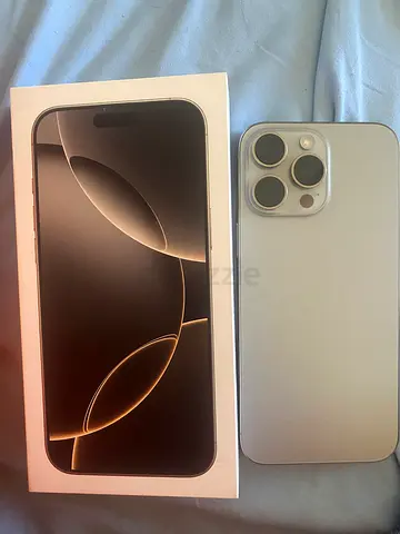 iPhone 16 Pro Max USA version, eSim only (Natural titanium) with Box - Excellent Condition 93% 🔋