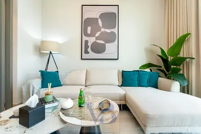 offer for the next 3 months 6000 AED plus fees Calming 1BR with study , Sobha Hartland | 10 mins to Dubai Mall
