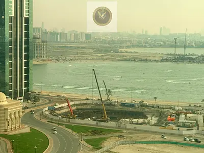 Sea view, wardrobes, master room, near Corniche, new building