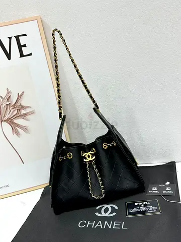 Chanel SUPER MASTER Black Quilted Chain-strap Shoulder Bag (New)