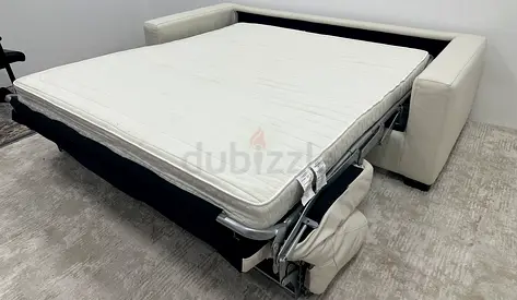 Leather Natuzzi sofabed