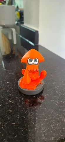 Amiibo Squid Orange Splatoon