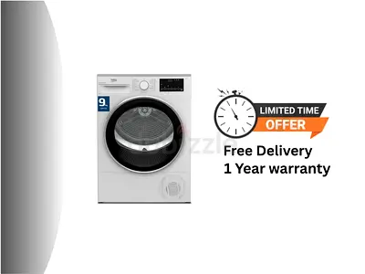 Beko Condenser Tumble Dryer 9 kg – AquaWave Sensor Drying  15 Programmes DC9W (White)