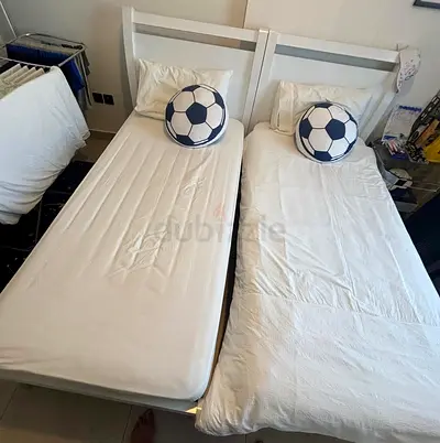 2 SINGLE BEDS SAME LIKE NEW WITH MATRES