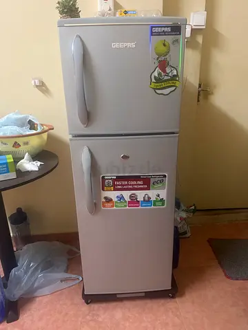 Geepas Double Door Refrigerator - Good Working Condition. New fridge , only used 6 months.