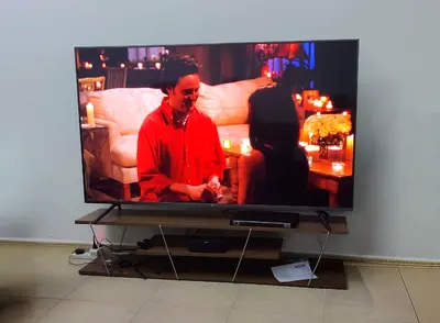 Mi 4S 65 Inch UHD Smart TV MI LED TV 4S-65 Grey plus TV stand