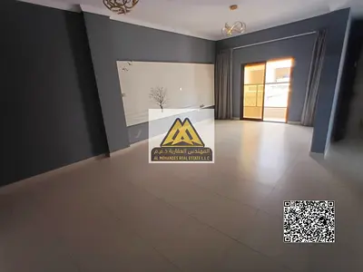 شقة غرفتين وصالة للإيجار السنوي في الروضة 2 – عجمان | مساحة واسعة + حمامين + بلكونة + تكييف مركزي