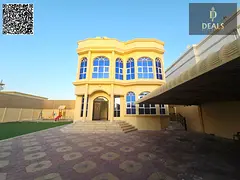 Villa for rent in al hamidiya ajman 10,000 Square feet land. 6 bedroom hall and majlis. Maidroom. Bi