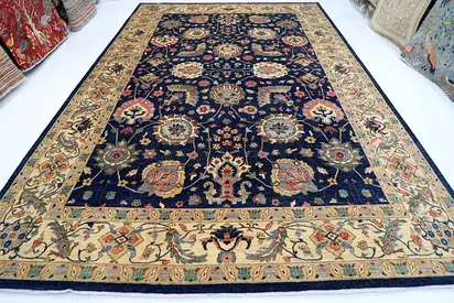 3x4 Classic Hand-Knotted afghan wool carpet veg color dye living room dining table bedroom carpet